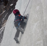 Первый шаги по водопадам. Фестиваль "Лед на Кии"