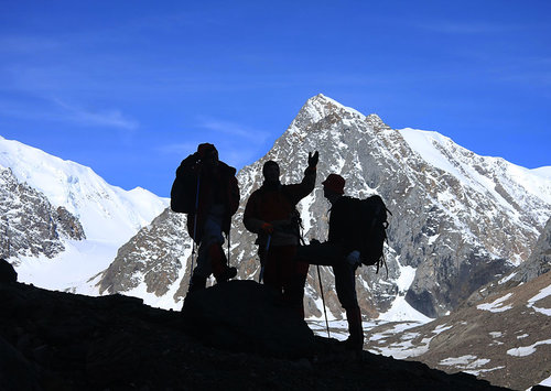 Альпинистская смена в Актру